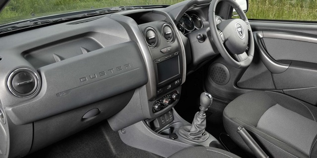 Dacia seven seater SUV cabin